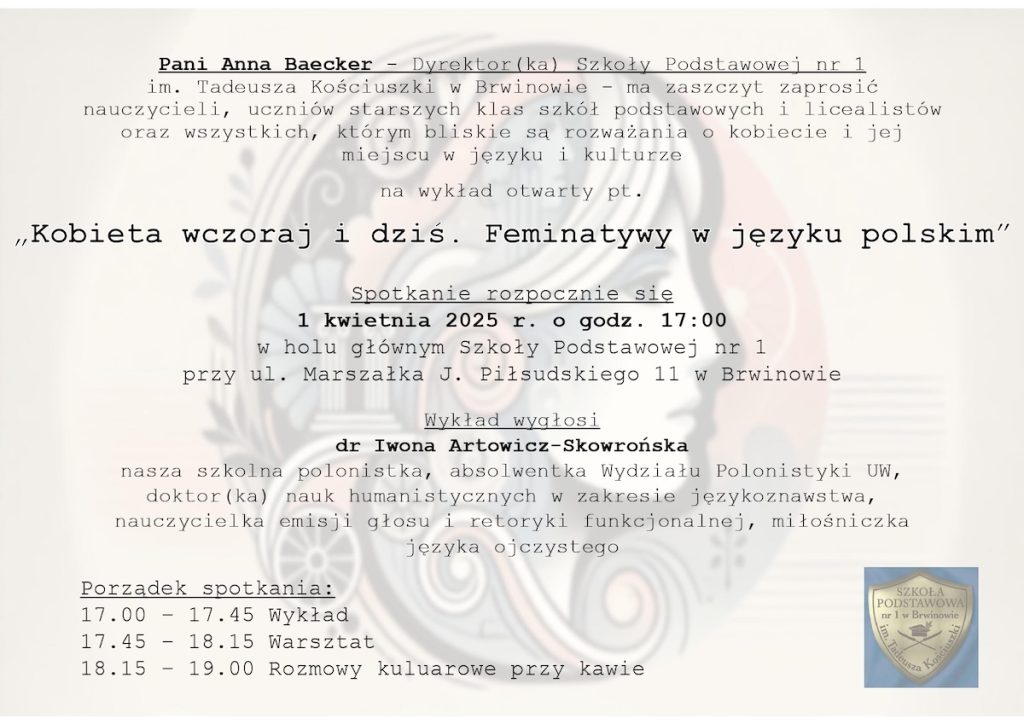 Rozważania o kobiecie – wykład